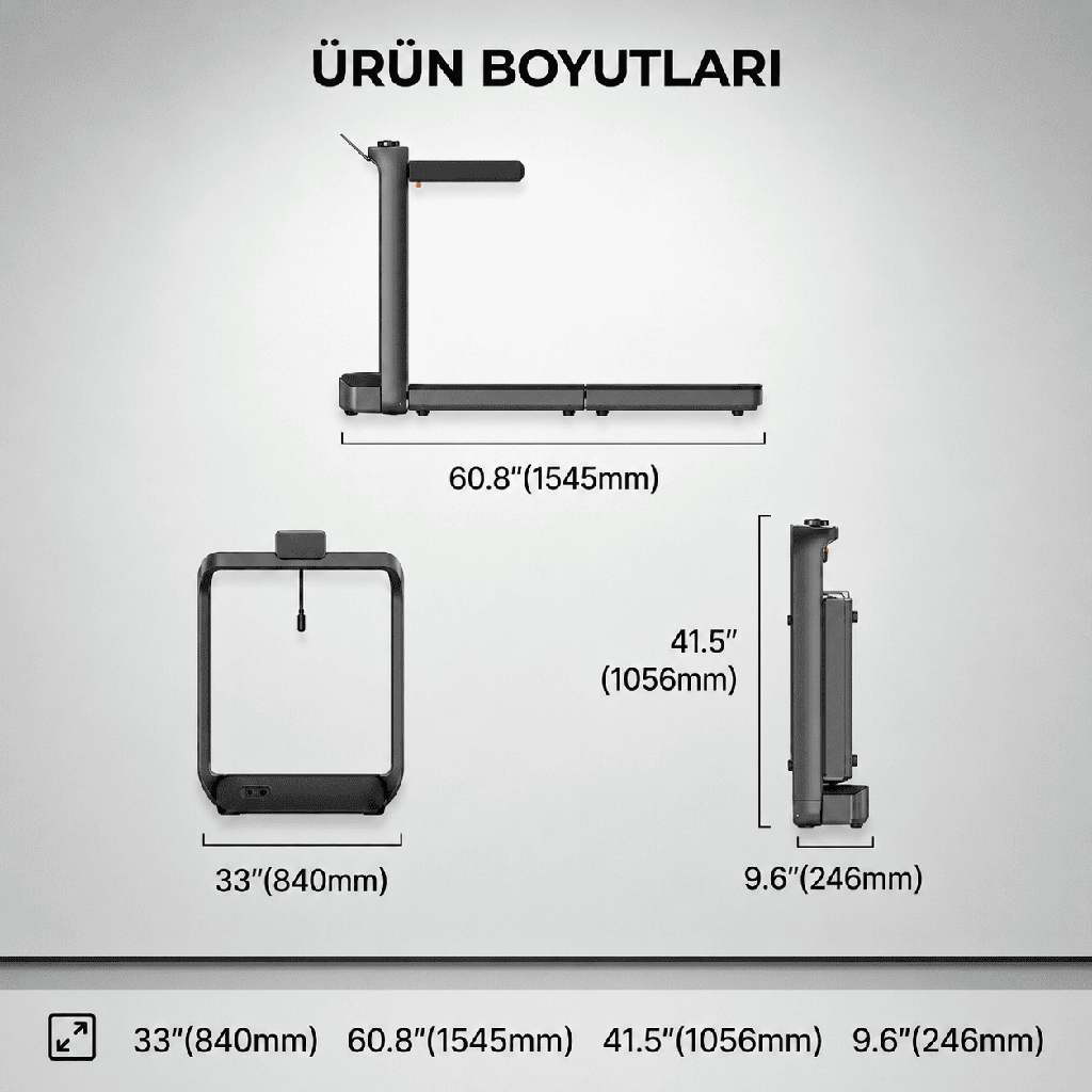 Kingsmith WalkingPad X23 Pro Katlanabilir Koşu Bandı