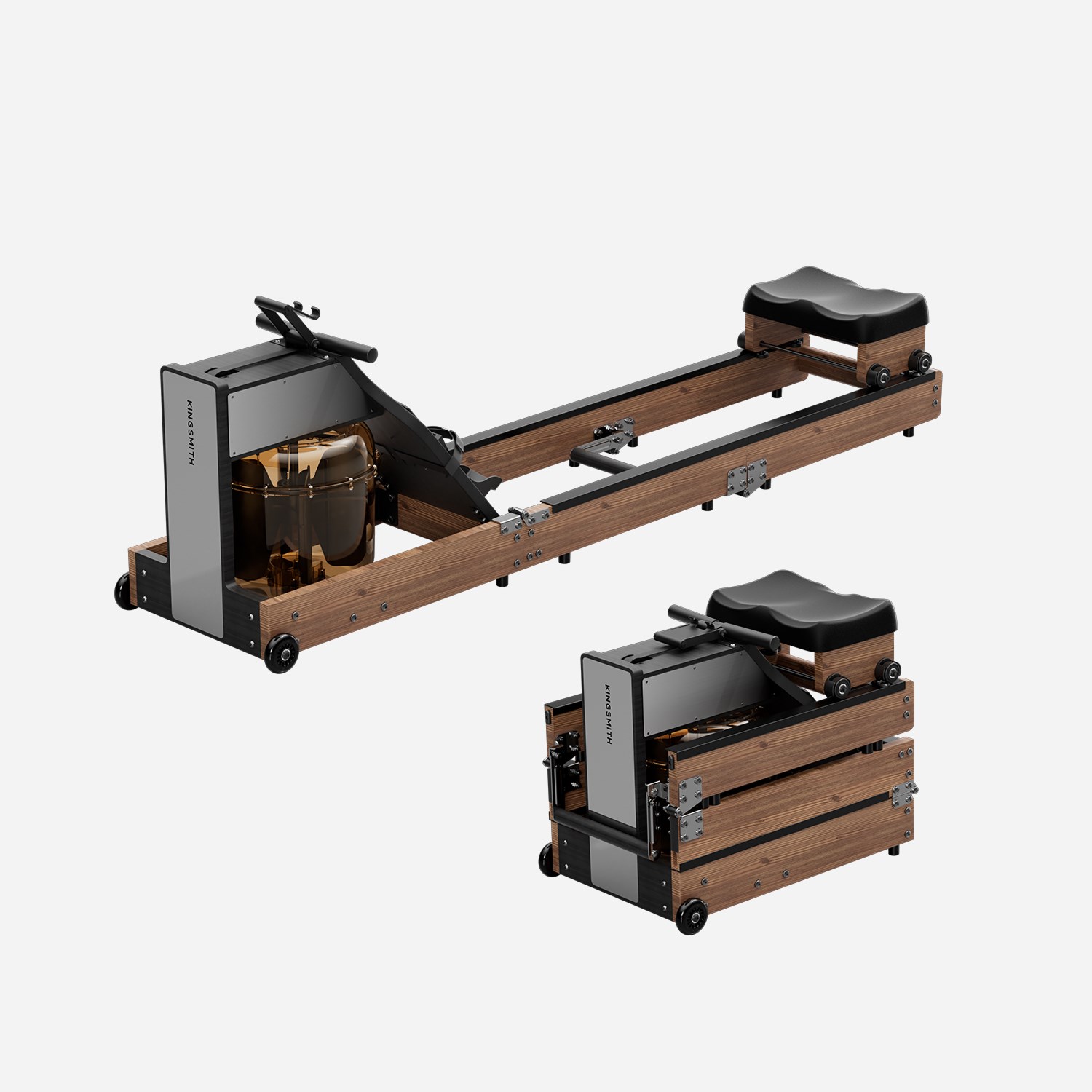 Kingsmith WM10 3 Kez Katlanabilir Su Dirençli Kondisyon Küreği​ /Ceviz rengi