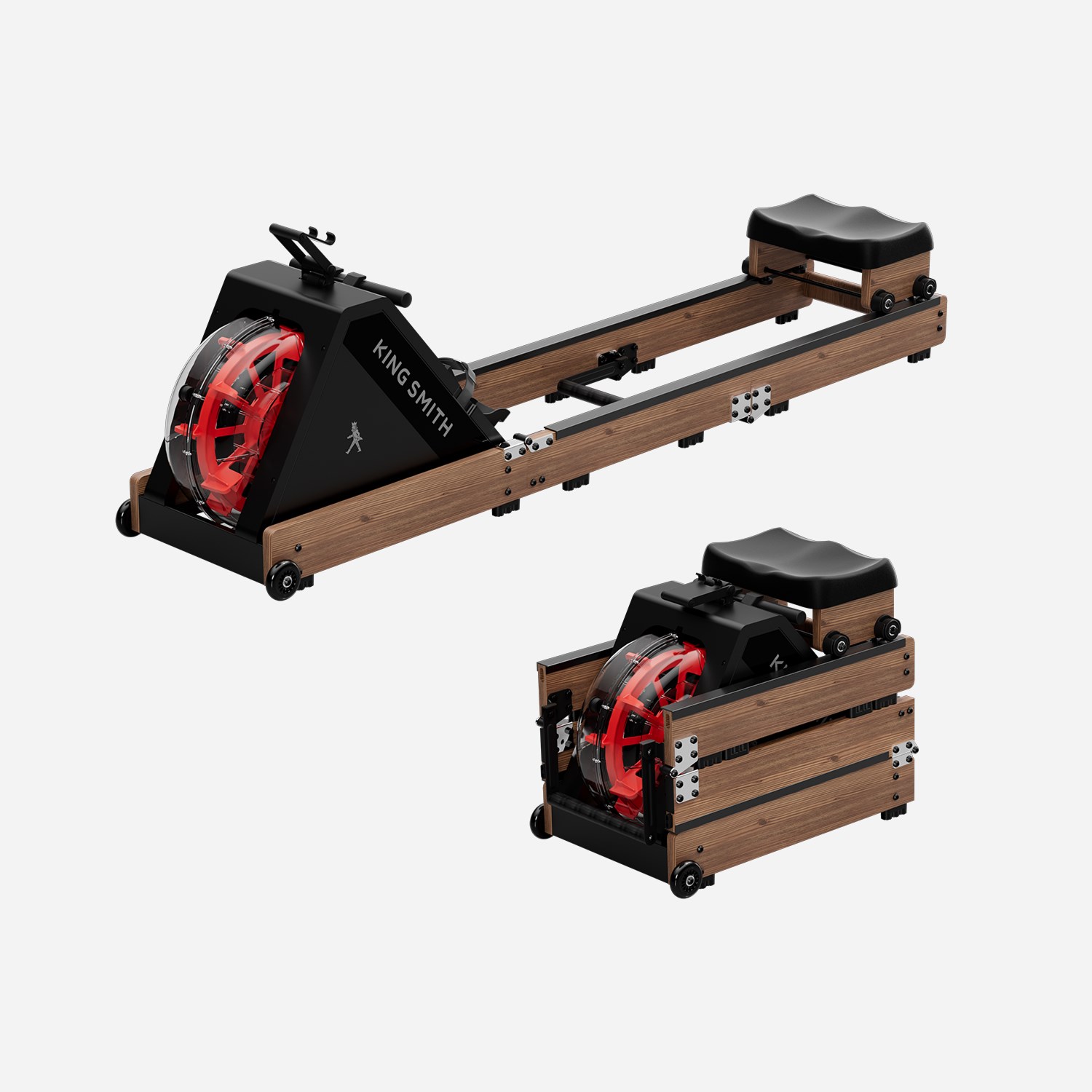 Kingsmith WR20 3 Kez Katlanabilir Su Dirençli Kondisyon Küreği​ /Ceviz rengi