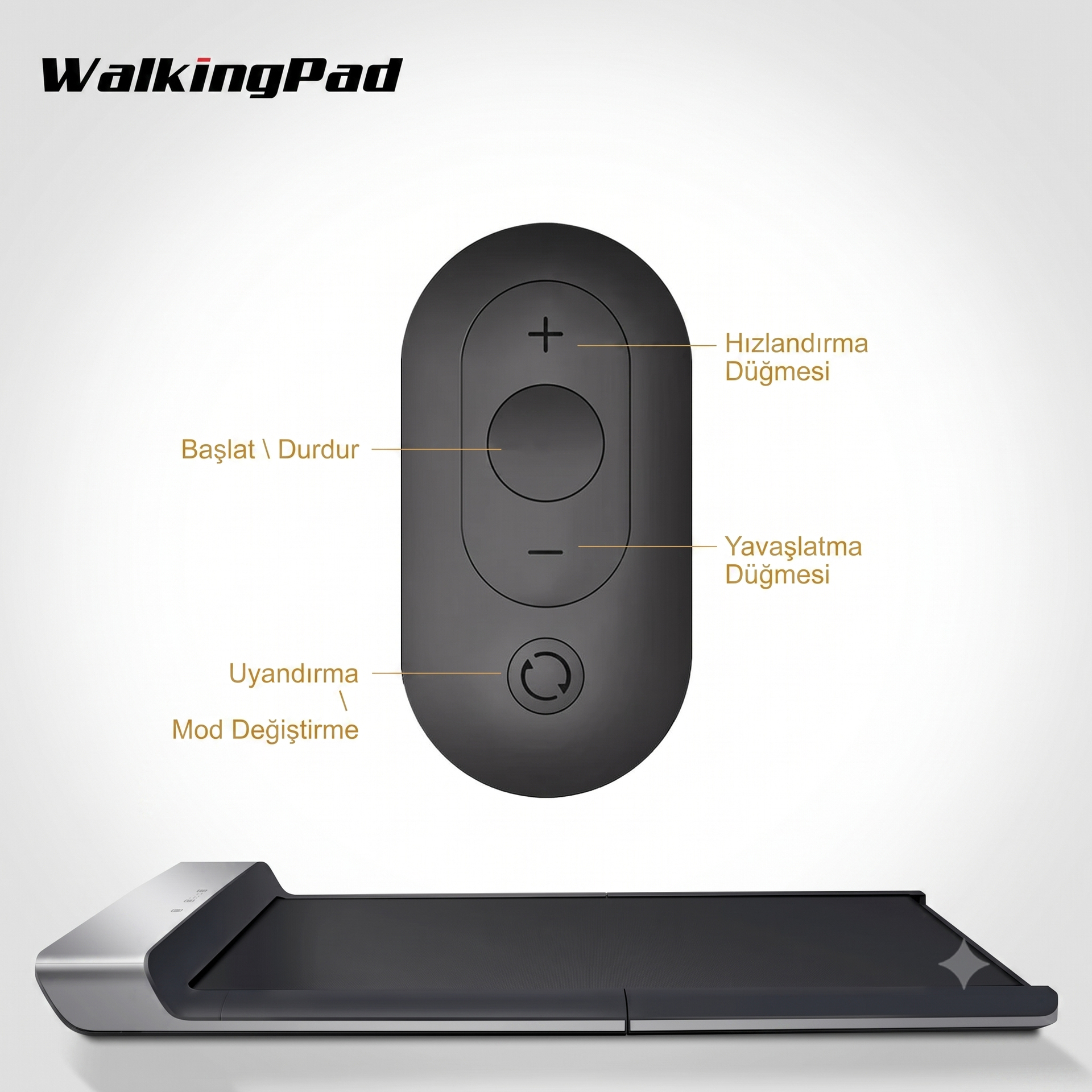 WalkingPad A1 PRO -C2 PRO- R1 PRO - R2 PRO - Z1 Uyumlu 2.4 GHz Kumanda 