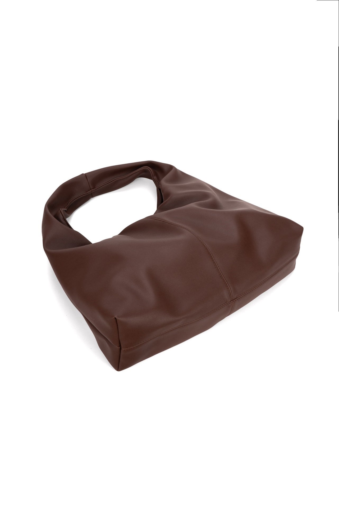 Acı Kahve Deri Kadın Shopper Omuz Çantası – Yumuşak Form Vintage Model