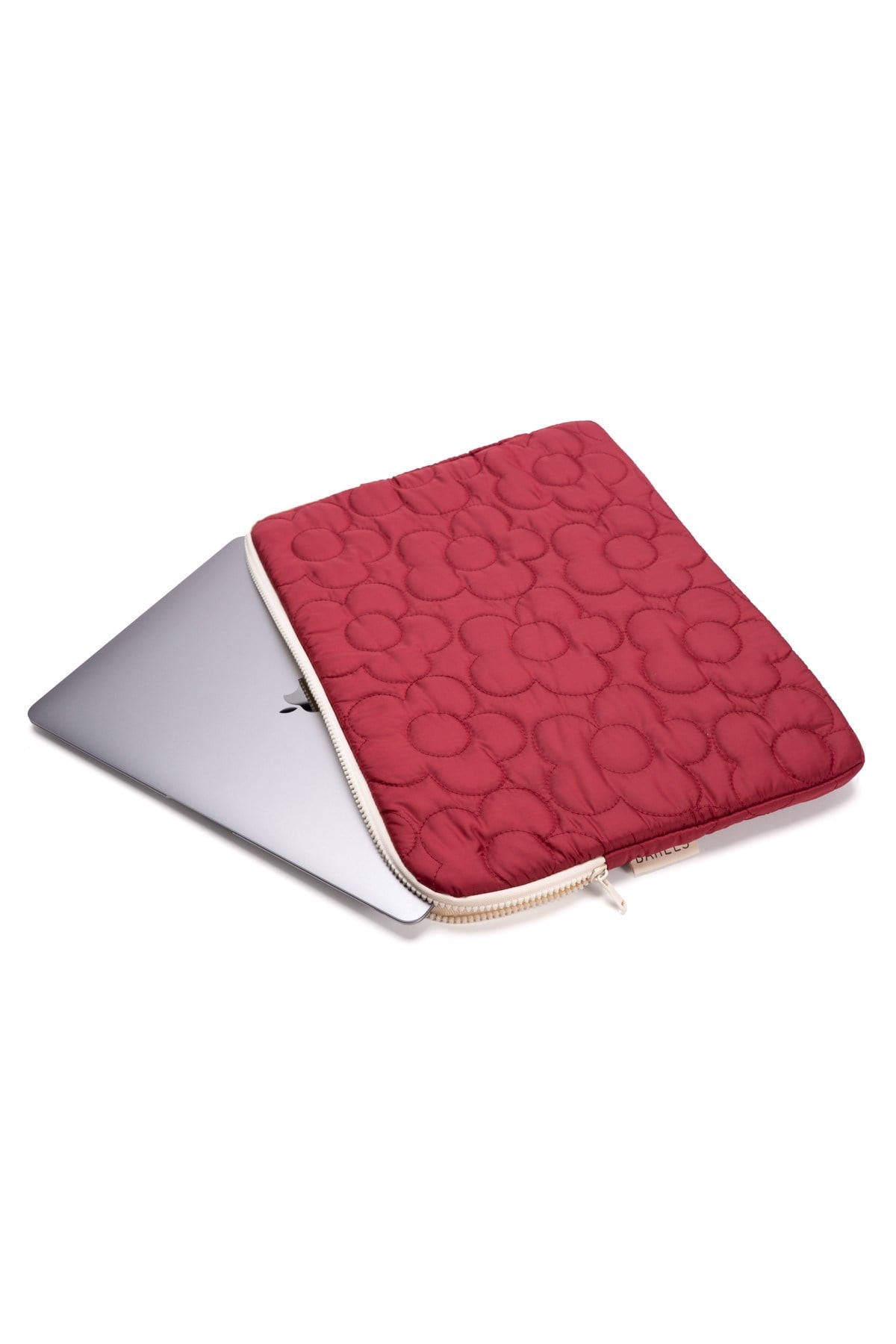 Daisy Puffy Cherry Papatya Desen XL Macbook ve Tablet Uyumlu Portföy Çanta