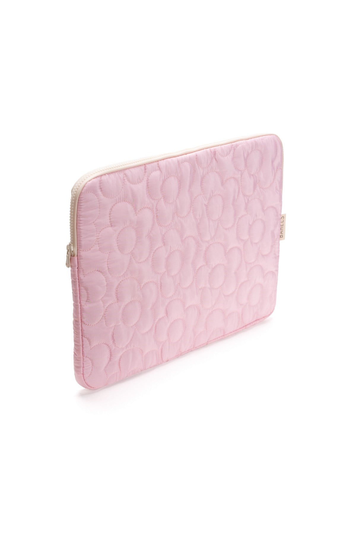 Daisy Puffy Pembe Papatya Desen XL Macbook ve Tablet Uyumlu Portföy Çanta