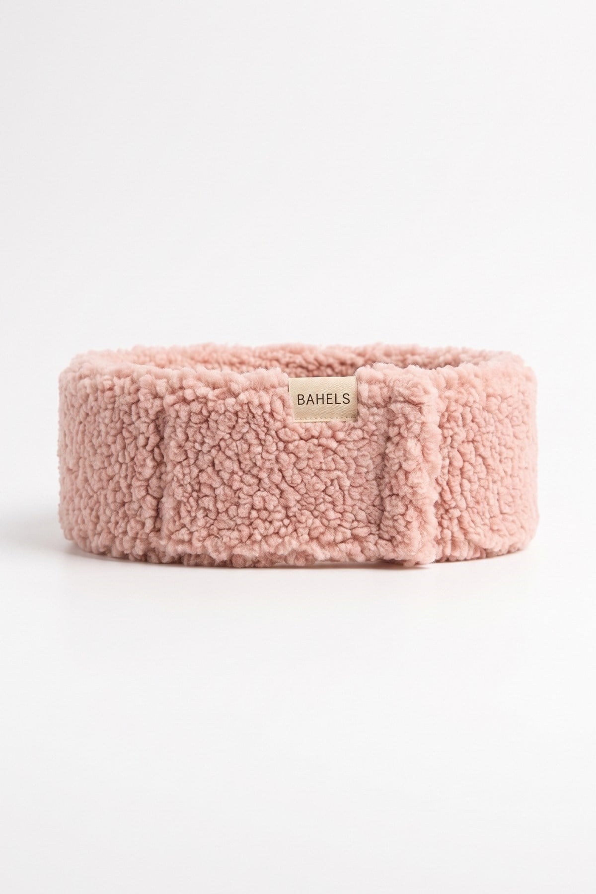 Pembe Teddy Kulak Örten Soğuktan Koruyucu Kışlık Bandana Saç Bandı