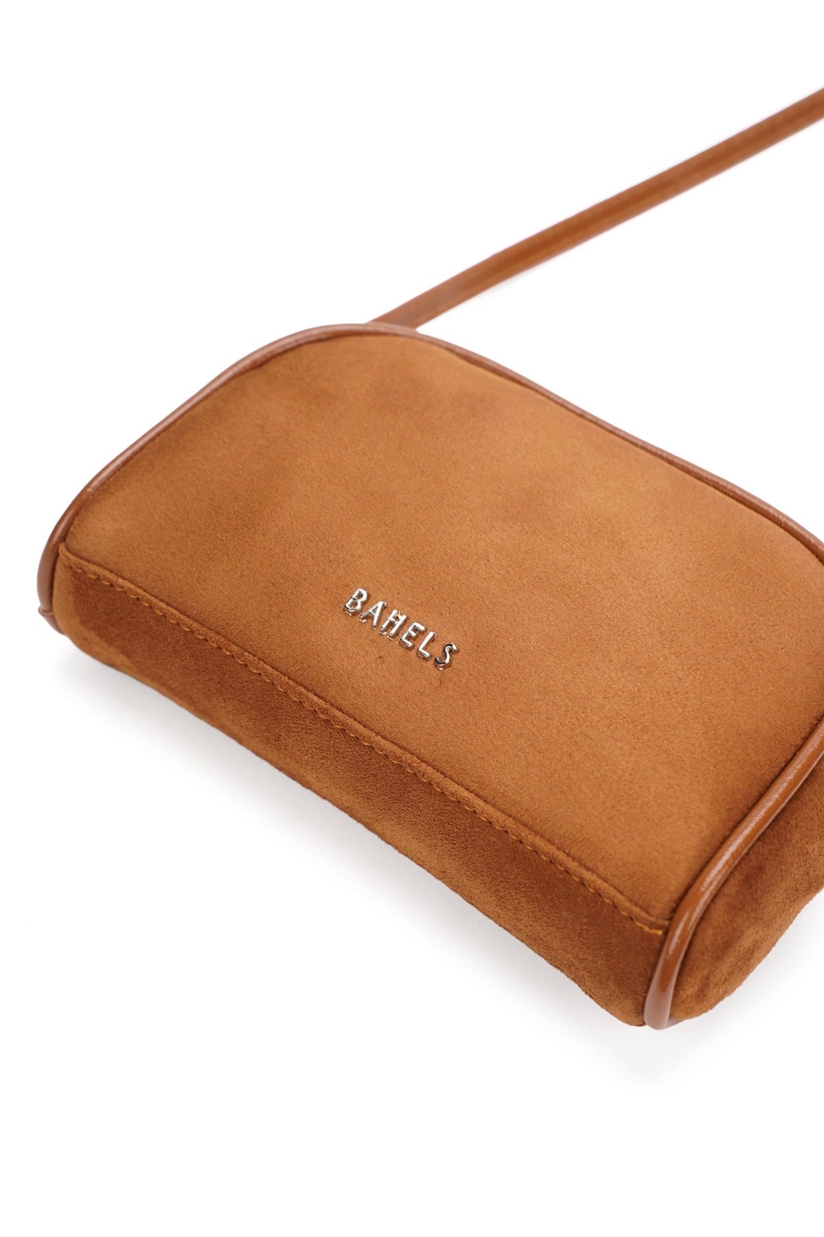 Leyra Taba Süet Ayarlanabilir Askılı Çapraz Omuz Çantası