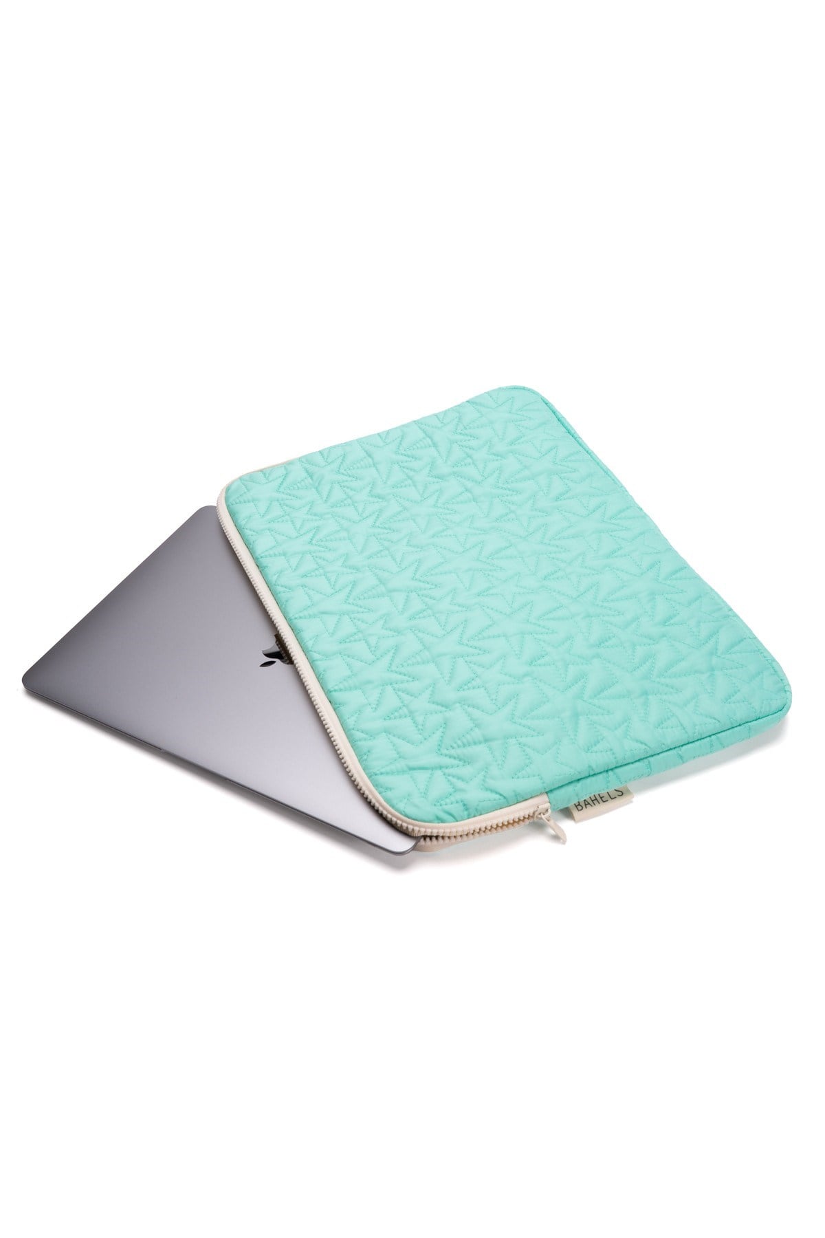 Star Puffy Mint Yıldız Desen XL Macbook ve Tablet Uyumlu Portföy Çanta