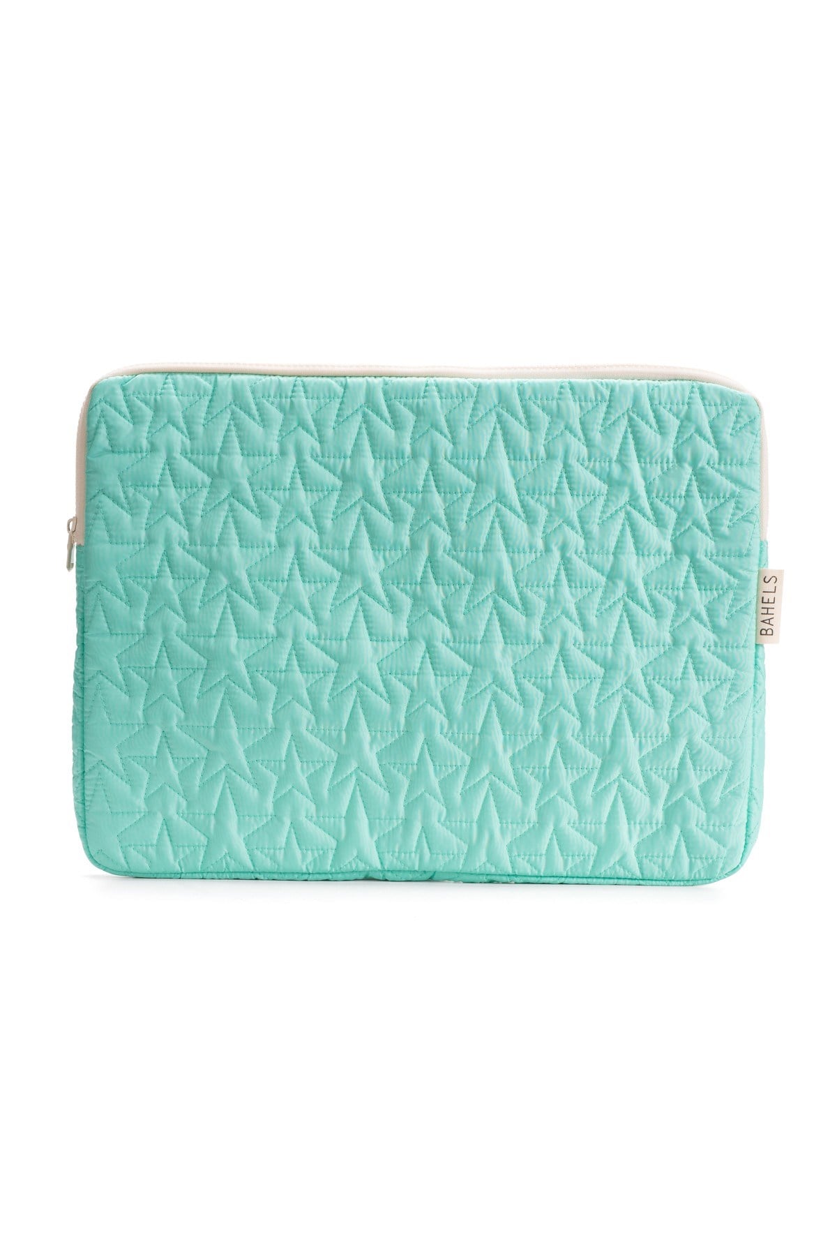 Star Puffy Mint Yıldız Desen XL Macbook ve Tablet Uyumlu Portföy Çanta