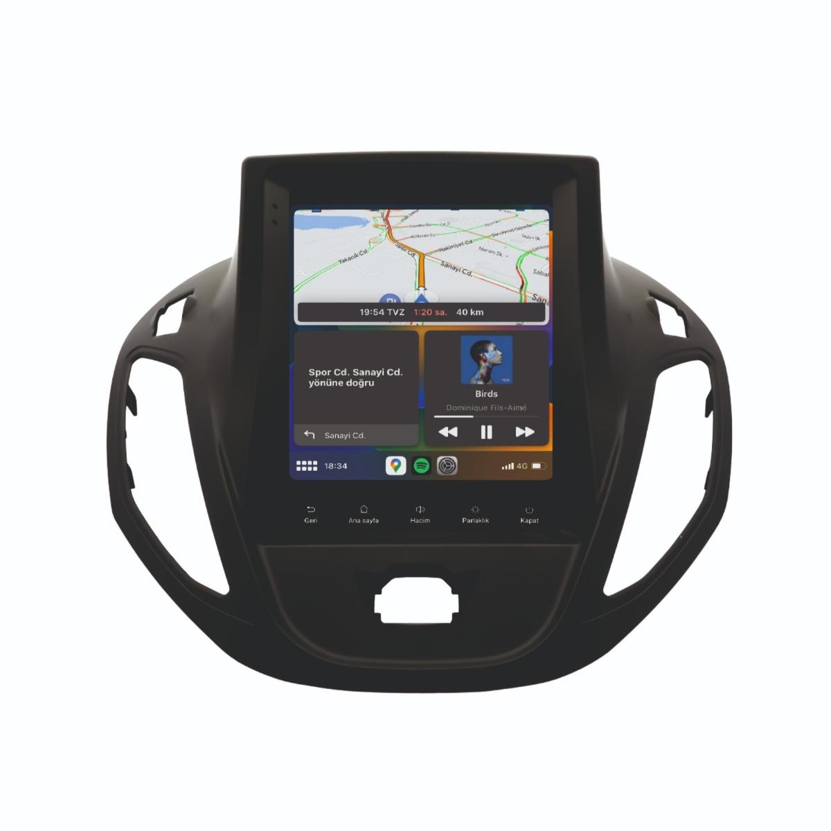 Ford Courier Tesla Android Multimedya Sistemi  2020-2023