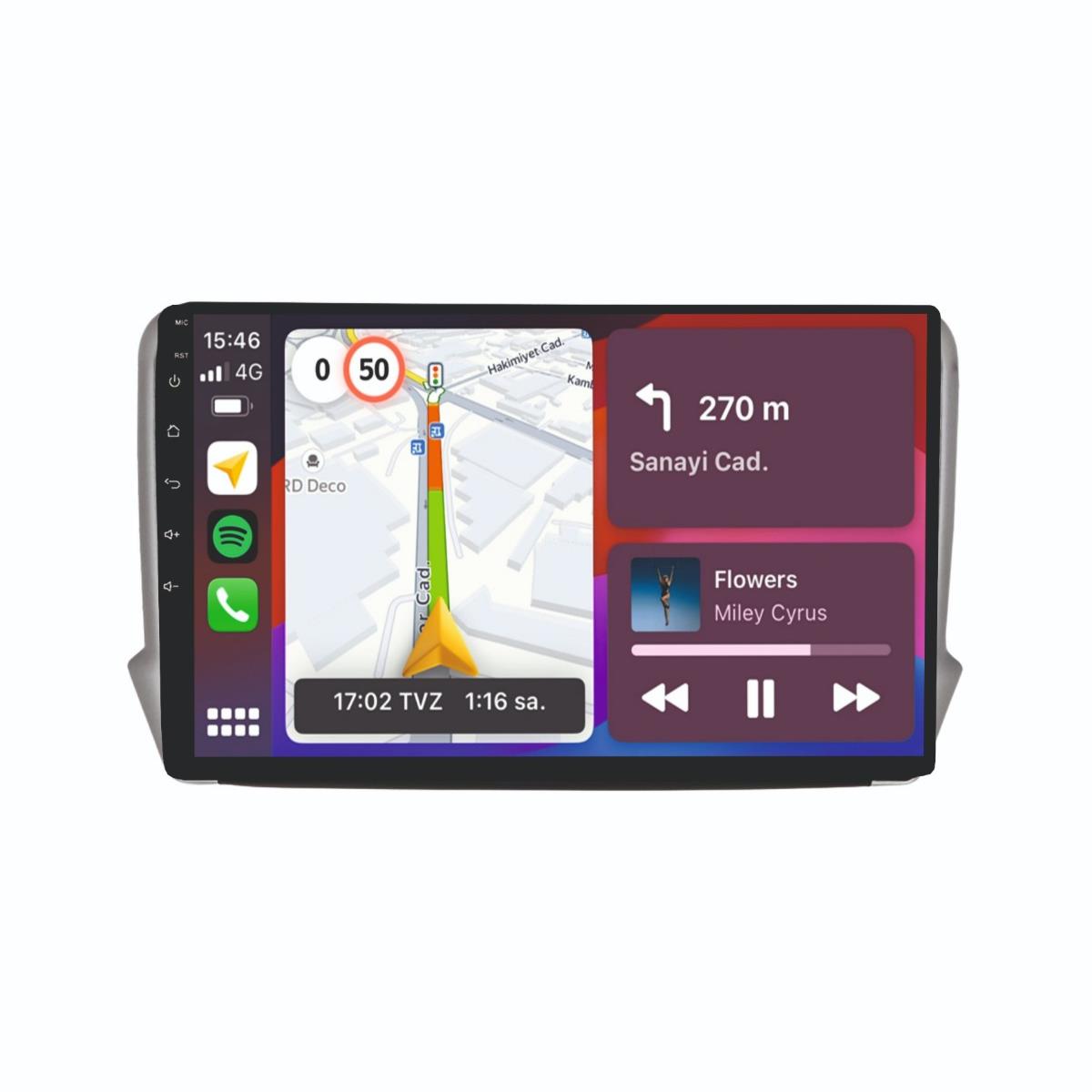 Peugeot 2008 Android Multimedya Sistemi  2014-2018
