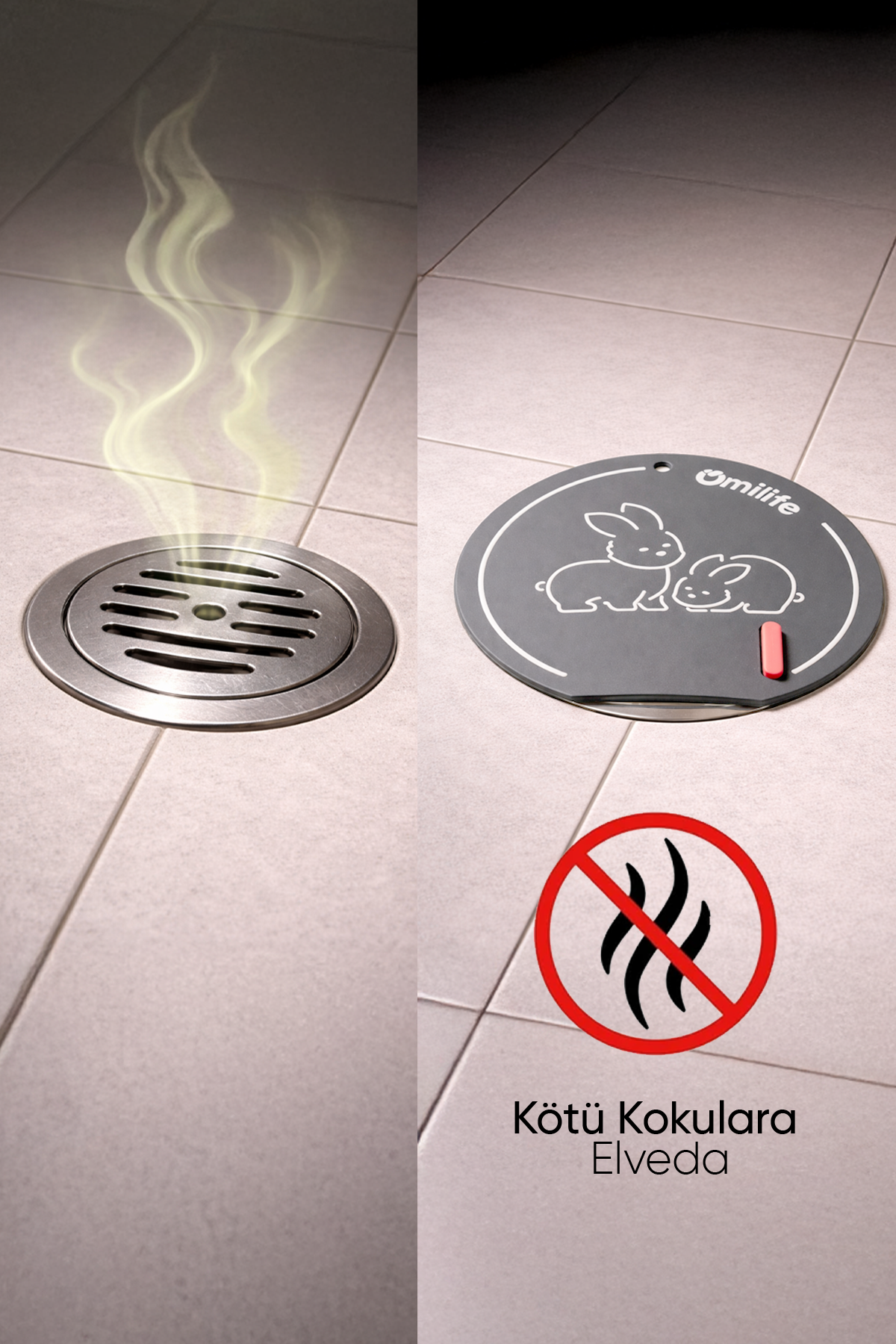 10'lu Süzgeç ve Gider Koku Önleyici Set Silikon Mat Banyo Mutfak Lavabo Koruyucu