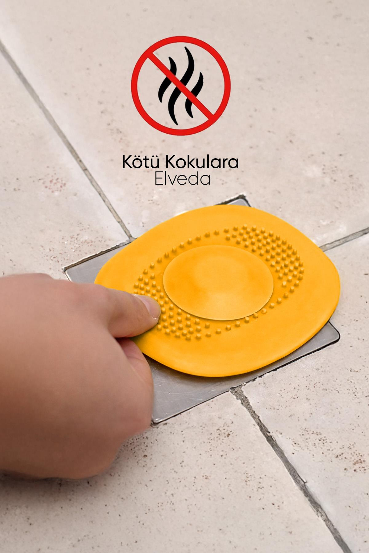 2 Adet Kademeli Lavabo Tıkacı Silikon Lavabo Gider Tıpası Koku Önleyici Gider Kontrol Tıpası Turuncu