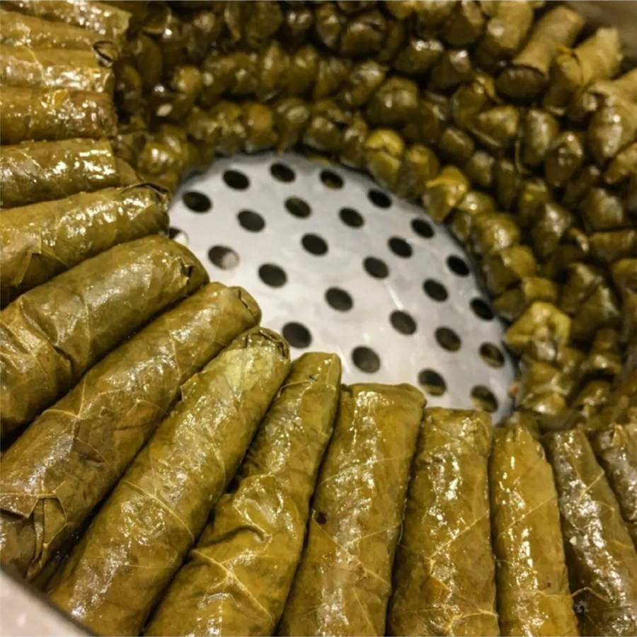 24 cm Paslanmaz Çelik Oval Delikli Model Tepsi Sarma Dolma Altlığı Pide Pizza Mutfak Tepsisi