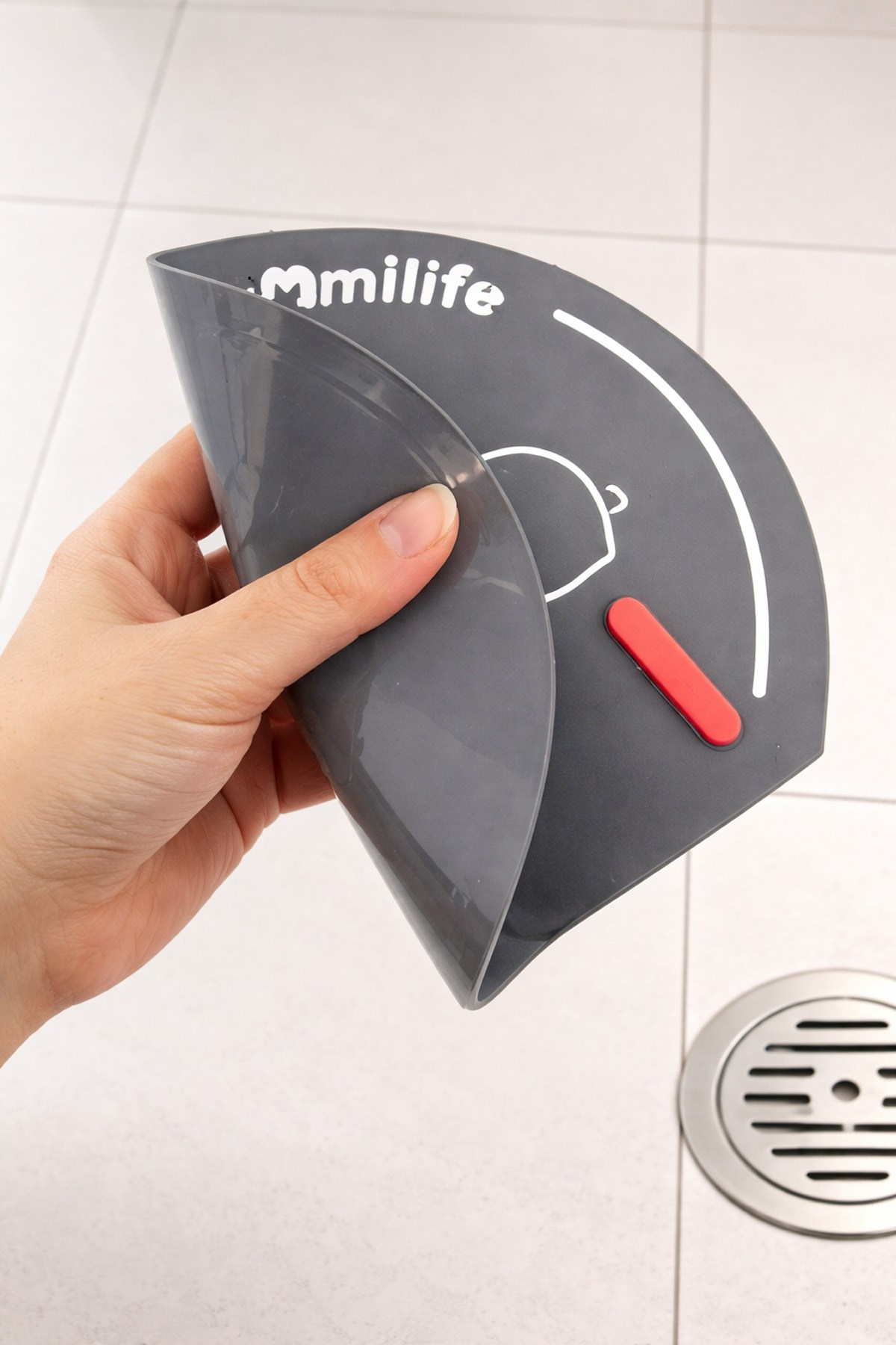 3 Adet Gri renk Silikon Gider Kapağı  Koku Önleyici Lavabo Banyo Mutfak Gider Tıkacı