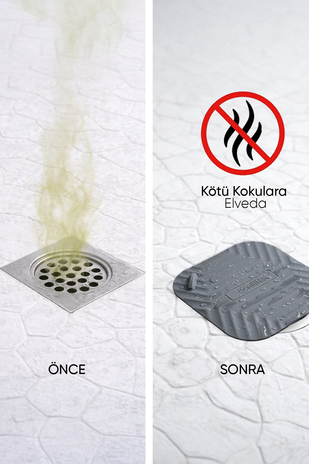 3'lü Gri Silikon Gider Kapağı Sabunluk Evye Süzgeci Seti Banyo Mutfak Koku Önleyici