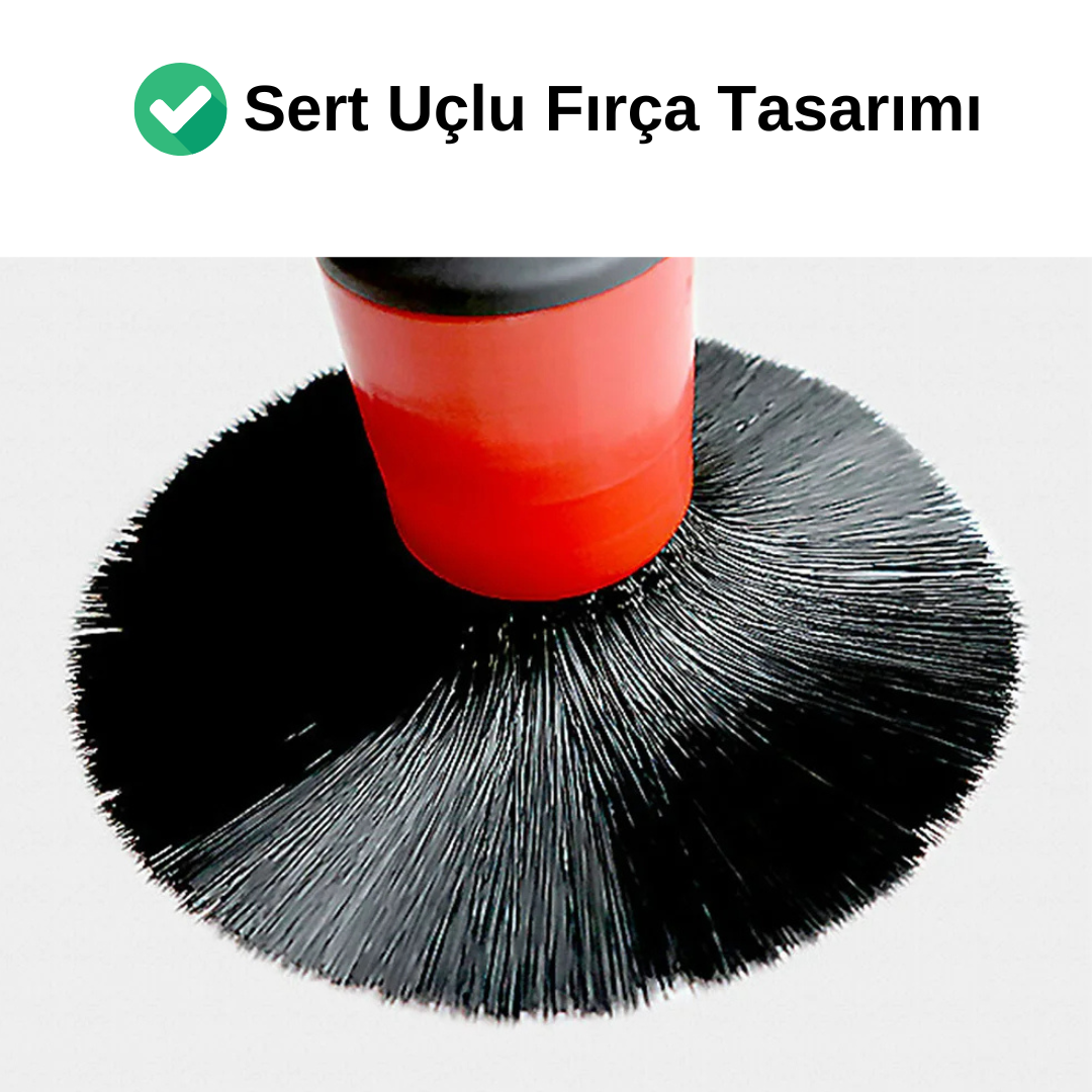 5 Adet Detay Araç Içi Oto Temizleme Fırçası Seti