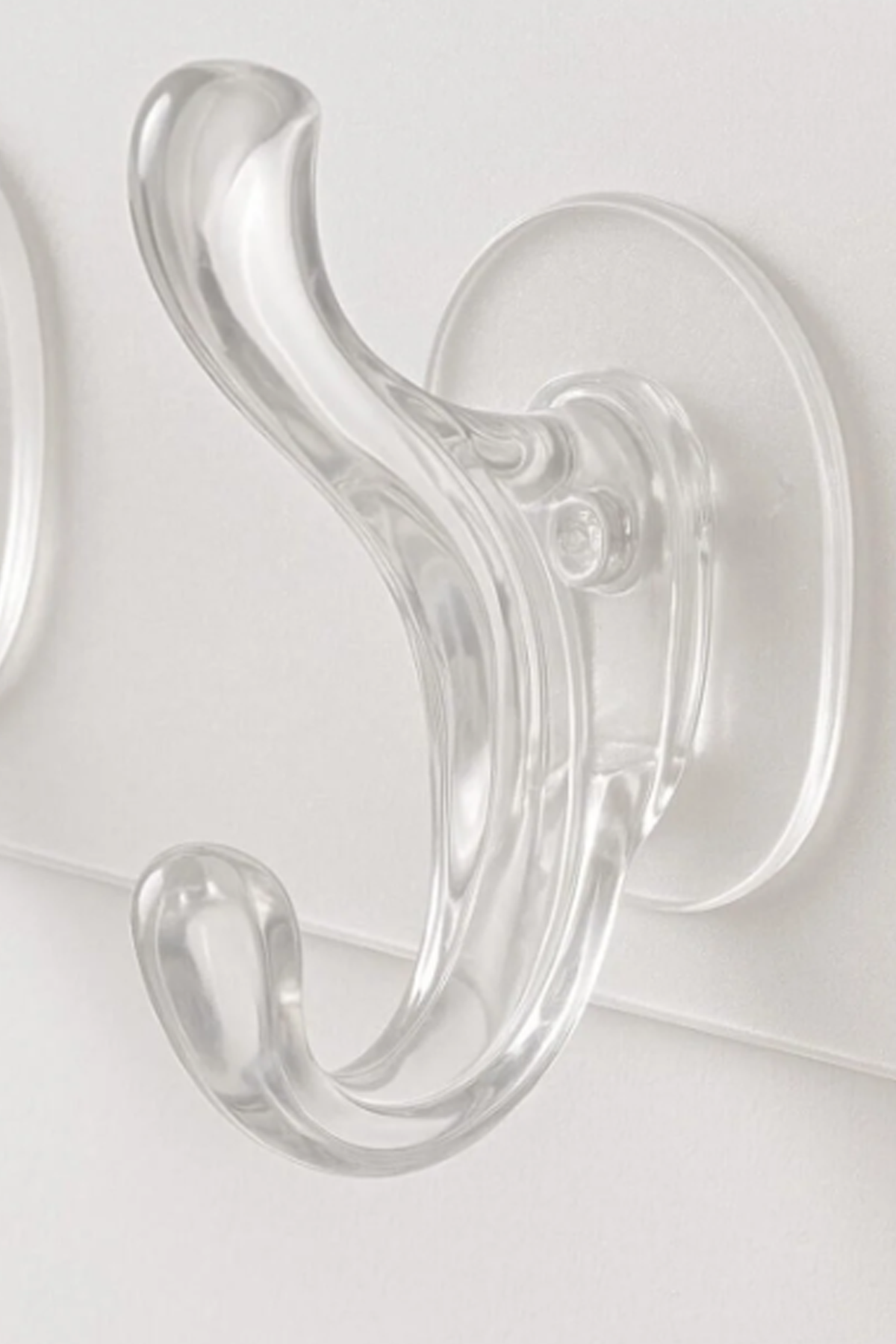 5 Kancalı Şeffaf Yapışkanlı Organizer Askı Mutfak Banyo Duvar Düzenleyici 35 cm