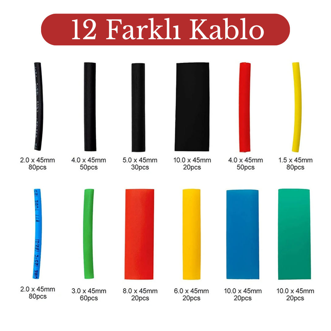 560 PARÇA KABLO HASAR TAMIR PAKETI