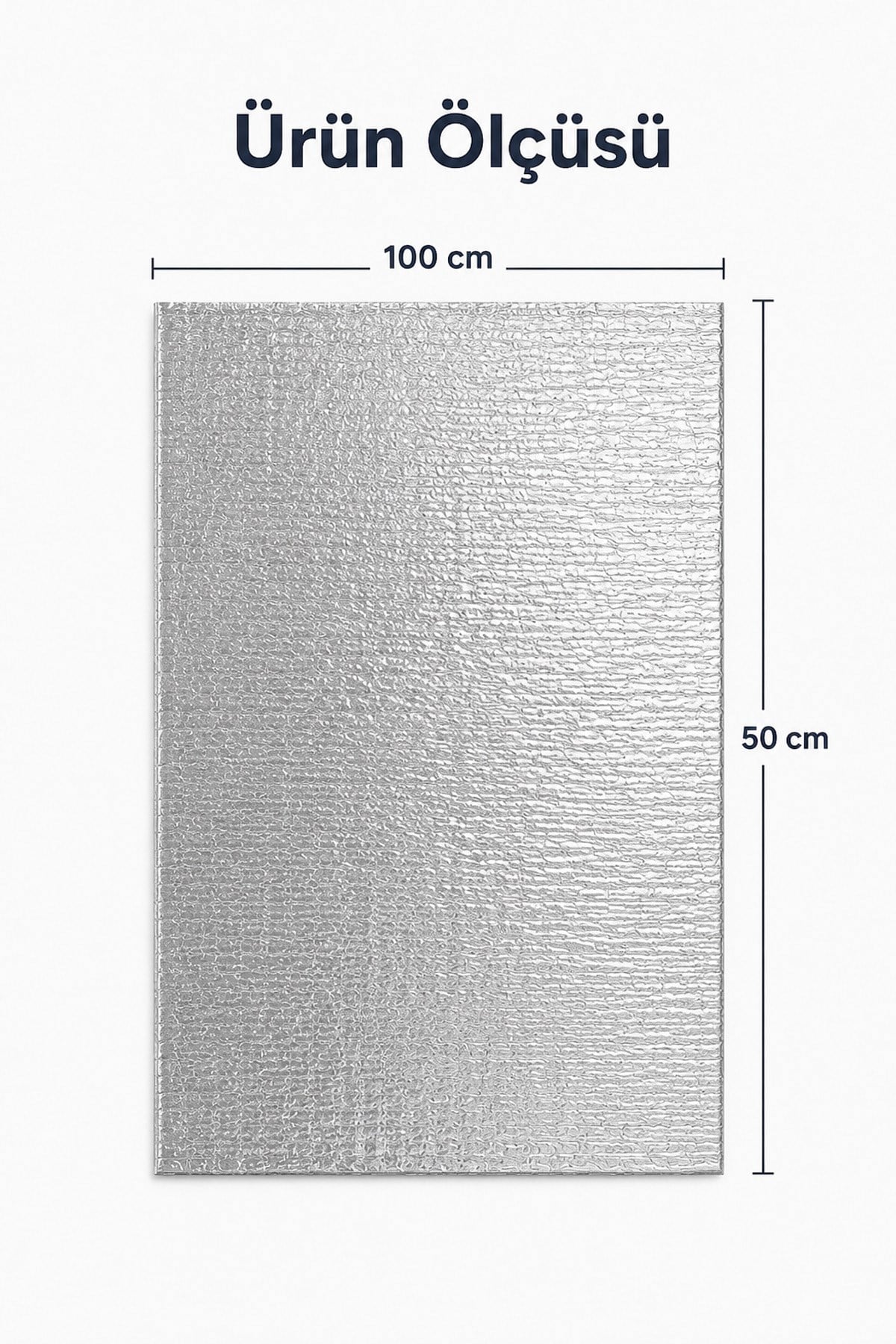 5'li Petek Arkası Isı Yalıtım Folyosu Radyatör Arkası Yakıt Tasarruf Plakası 100x50 cm
