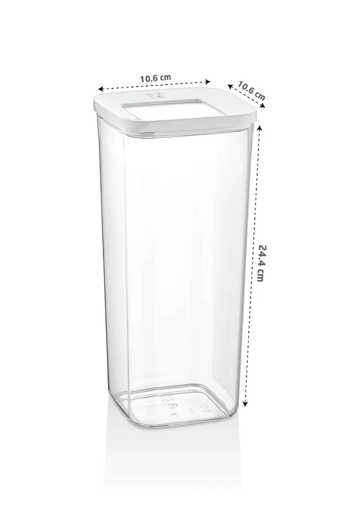 6'lı 1700 ML Saklama Kabı Seti Kapaklı Şeffaf Gıda Erzak Saklama Kutusu