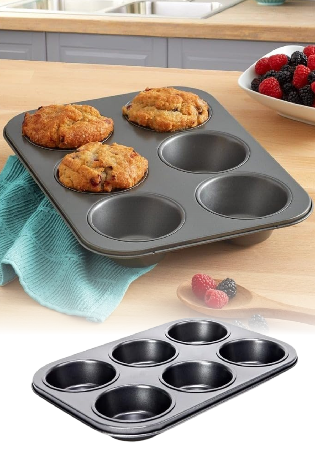 6LI MUFFIN KEK KALIBI METAL