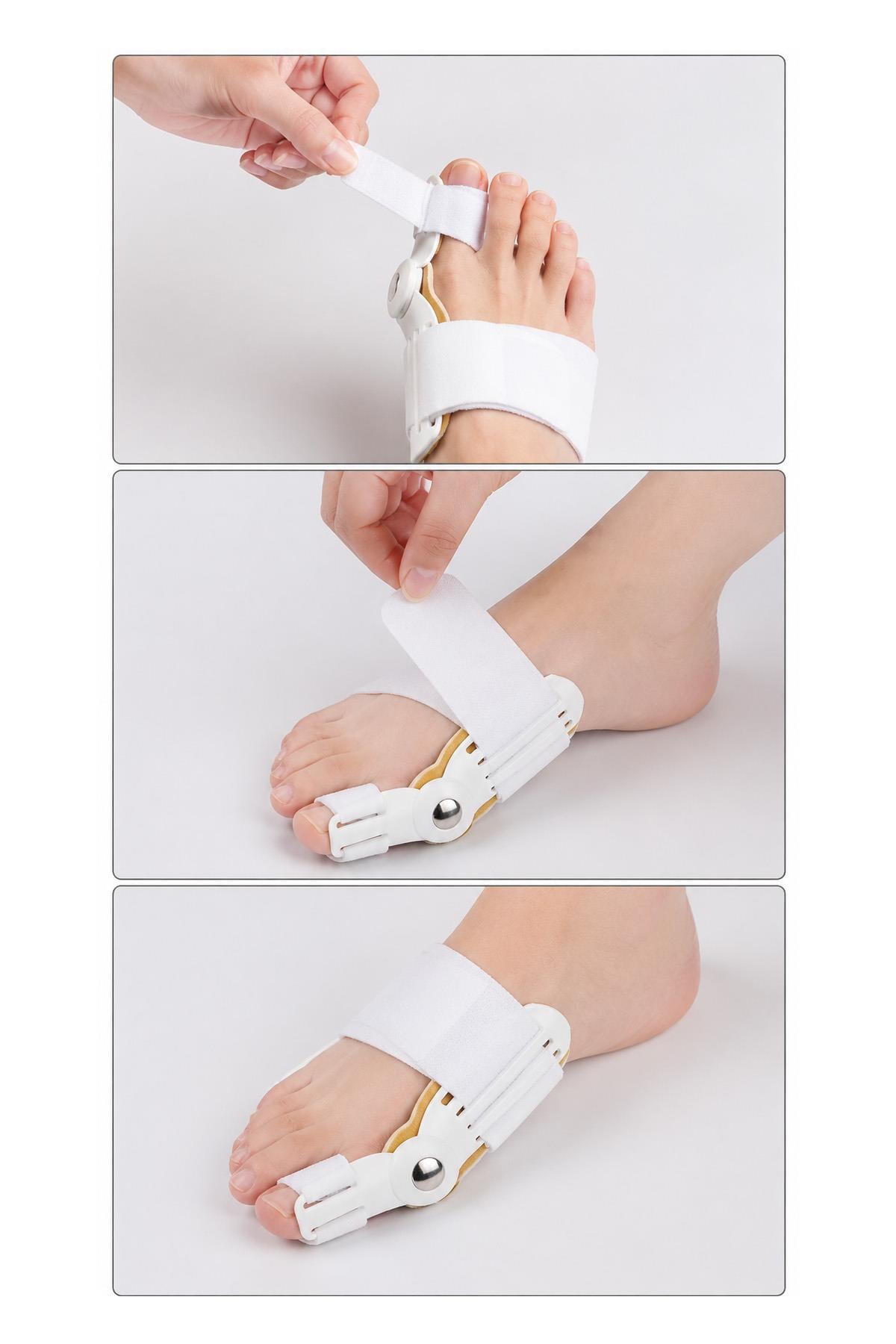 Başparmak Düzeltici Atel Ortopedik Halluks Valgus Aparatı Ayak Kemik Çıkıntı Düzeltici