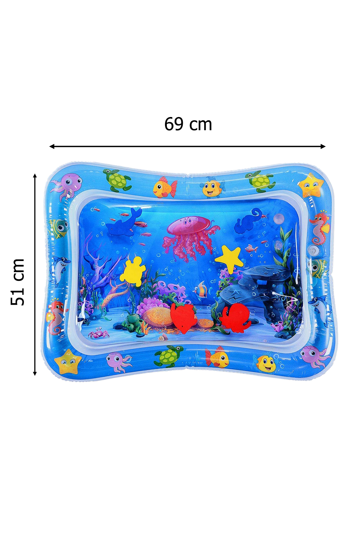 Bebek Su Matı Tummy Time Aktivite Oyuncağı Karın Üstü Oyun Matı Motor Gelişim Matı