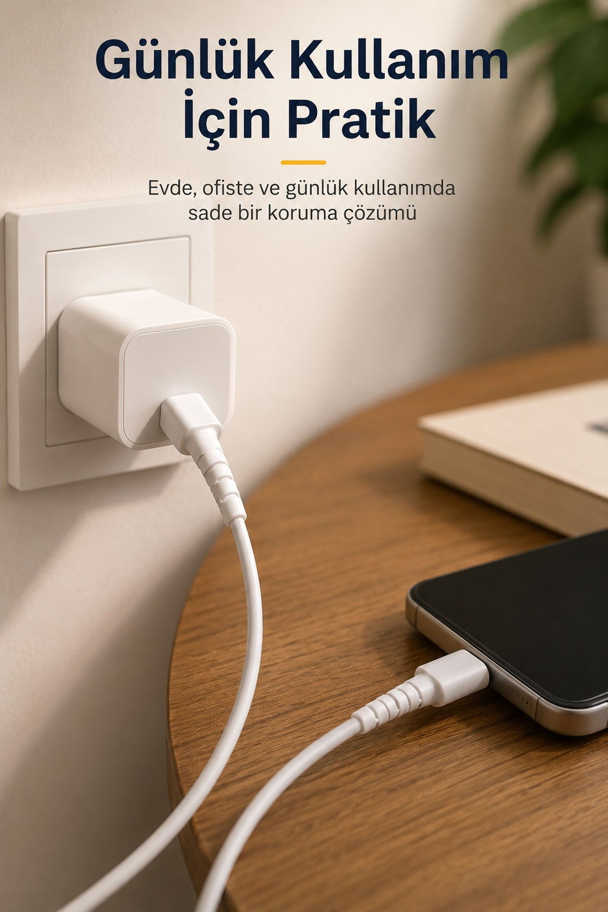 Beyaz iPhone Kablo Ucu Koruyucu Silikon Lightning Uyumlu Şarj Kablosu Kırılma Önleyici Aparat
