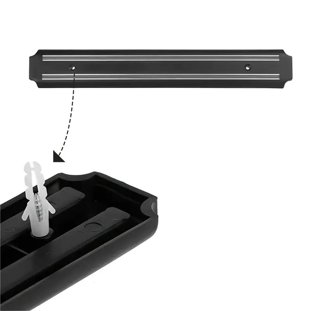 Bıçak Yapıştırma Mıknatısı 55 cm Duvar Tipi Mıknatıslı Bıçak Tutucu Pratik Mutfak Düzenleyici Paslanmaz Bıçaklık Kolay Montajlı Metal Yüzeyli Mıknatıslı Askı Bıçaklar İçin Şık ve Güvenli Saklama Çubuğu