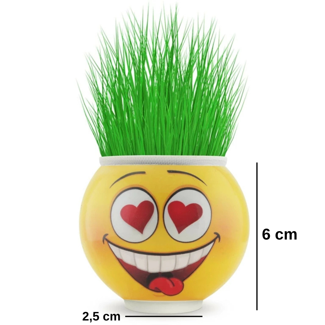 Çim Adam Orijinal 1 Adet Lisanslı Eğlenceli Sevimli Ürün Emojili Çimoji Oyuncaklar