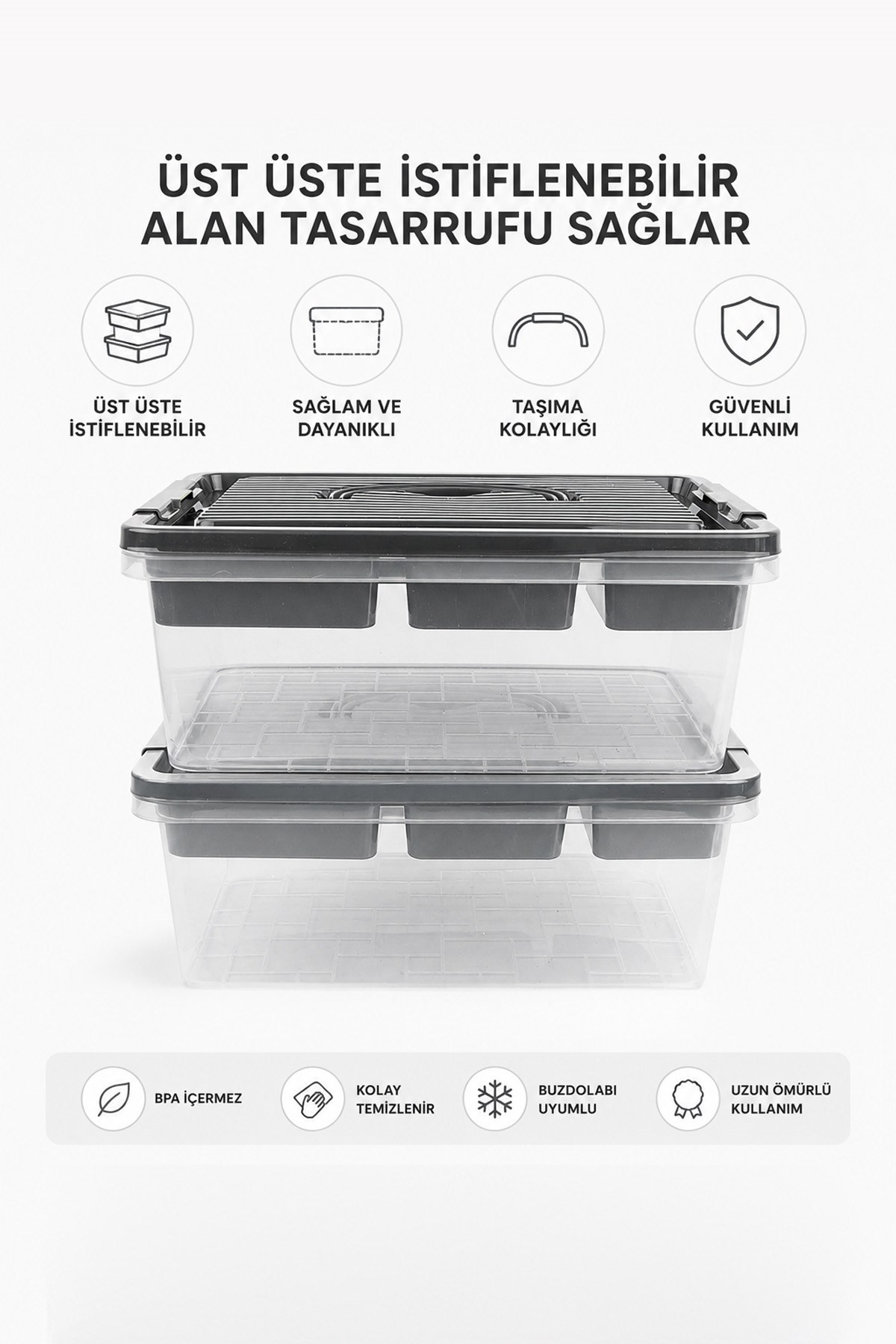 Çok Amaçlı Düzenleyici Kutusu Dolap Çekmece Mutfak Banyo Organizer Kutusu