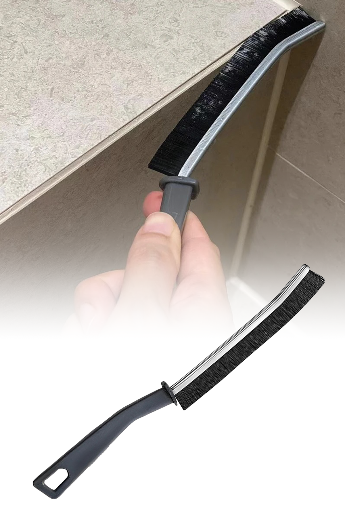 Çok Amaçlı Multi İnce Temizlik Fırçası Derz Arası Banyo Mutfak Lavabo Detay Temizleme Fırçası
