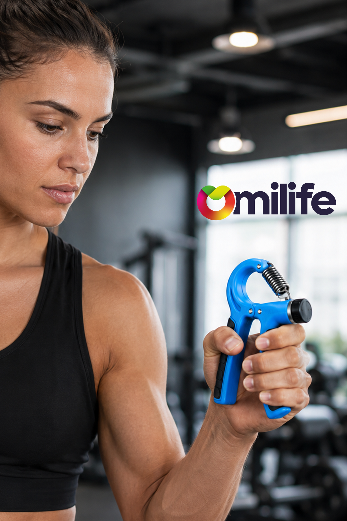 El Bilek Güçlendirici 5-60 Kg Ayarlı Sayaçlı Egzersiz Yayı Fitness Grip Güç Arttırıcı