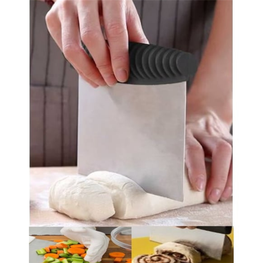 Hamur Kesme Aparatı Kesici Kazıyıcı Pasta Kek Şekillendiren Spatula
