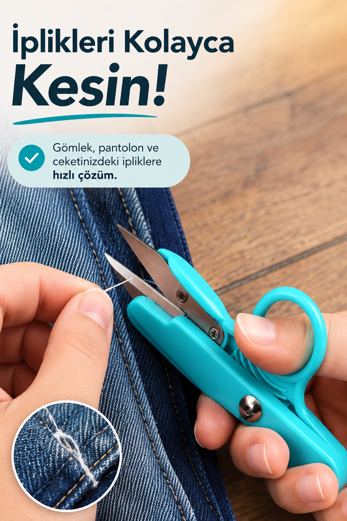 İplik Kesme Makası Paslanmaz Çelik Terzi Makası Dikiş Nakış El İşi Makası