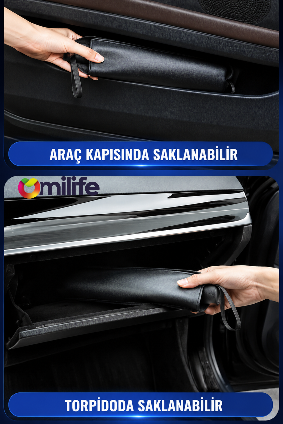 Katlanabilir Araç Ön Cam Güneşliği Şemsiye Tip Oto Güneş Koruyucu 130 x 70 cm