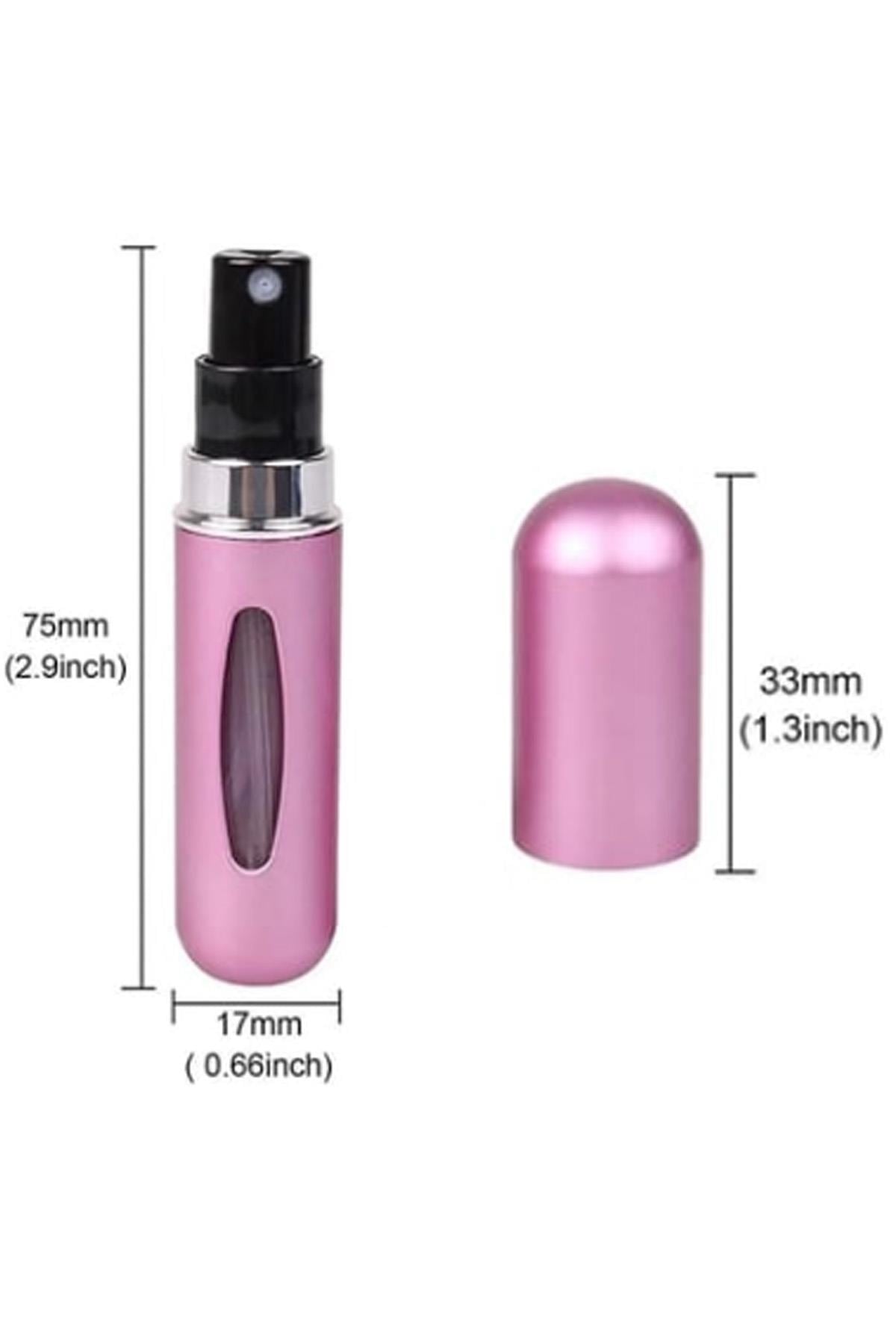 Mini Parfüm Şişesi 5 ml Doldurulabilir Seyahat Cep Parfüm Şişesi Taşınabilir Sprey Şişe