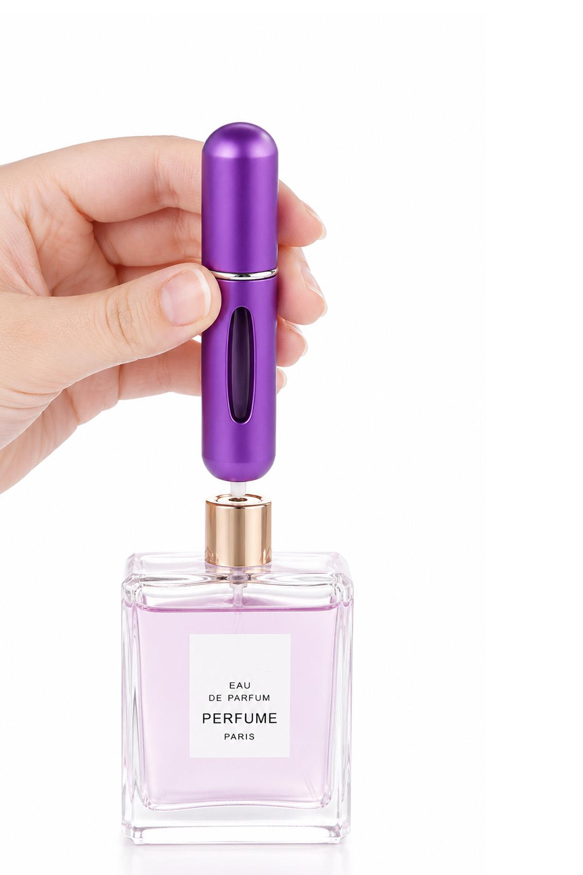 Mini Parfüm Şişesi 5 ml Doldurulabilir Seyahat Cep Parfüm Şişesi Taşınabilir Sprey Şişe