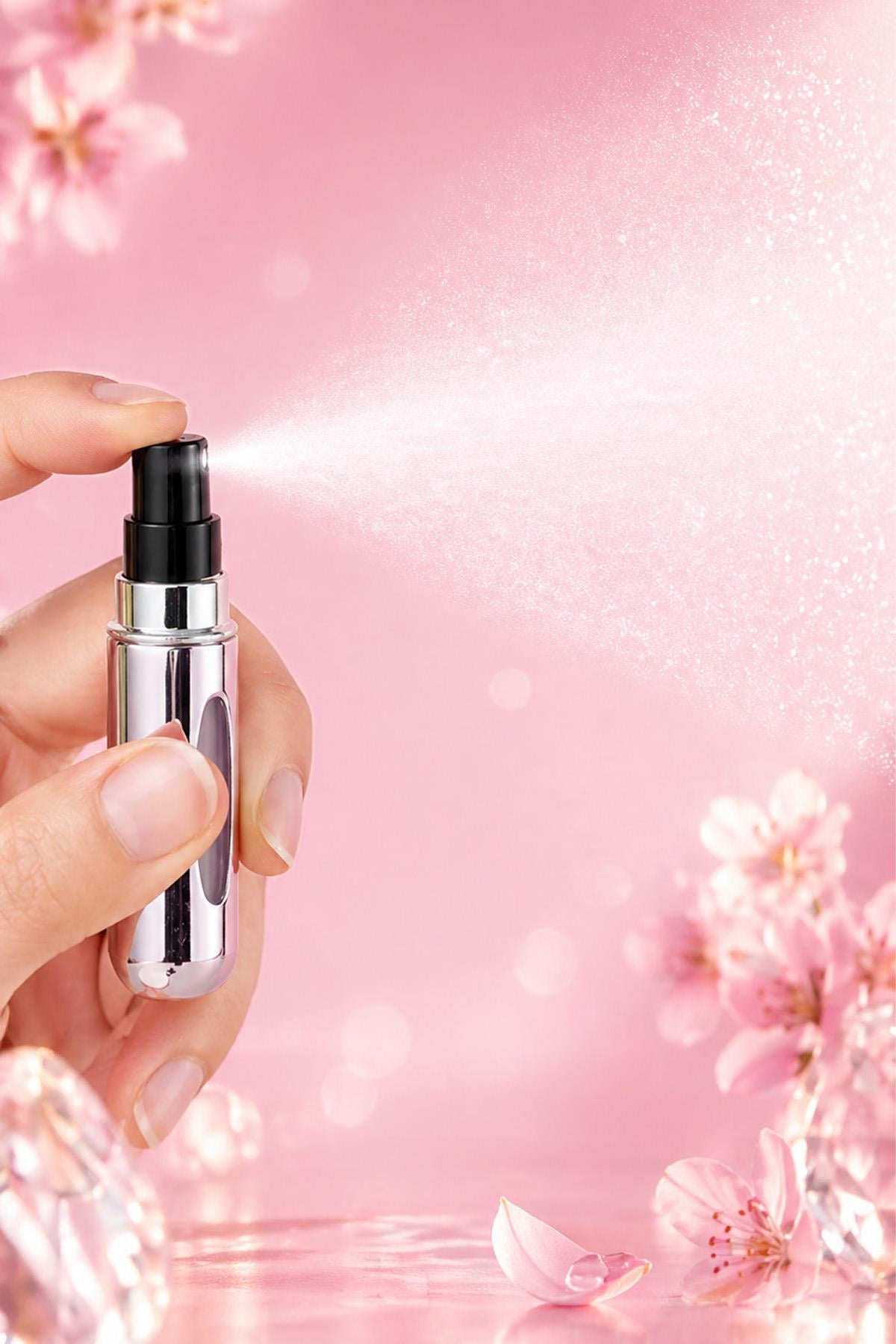 Mini Parfüm Şişesi 5 ml Doldurulabilir Seyahat Cep Parfüm Şişesi Taşınabilir Sprey Şişe