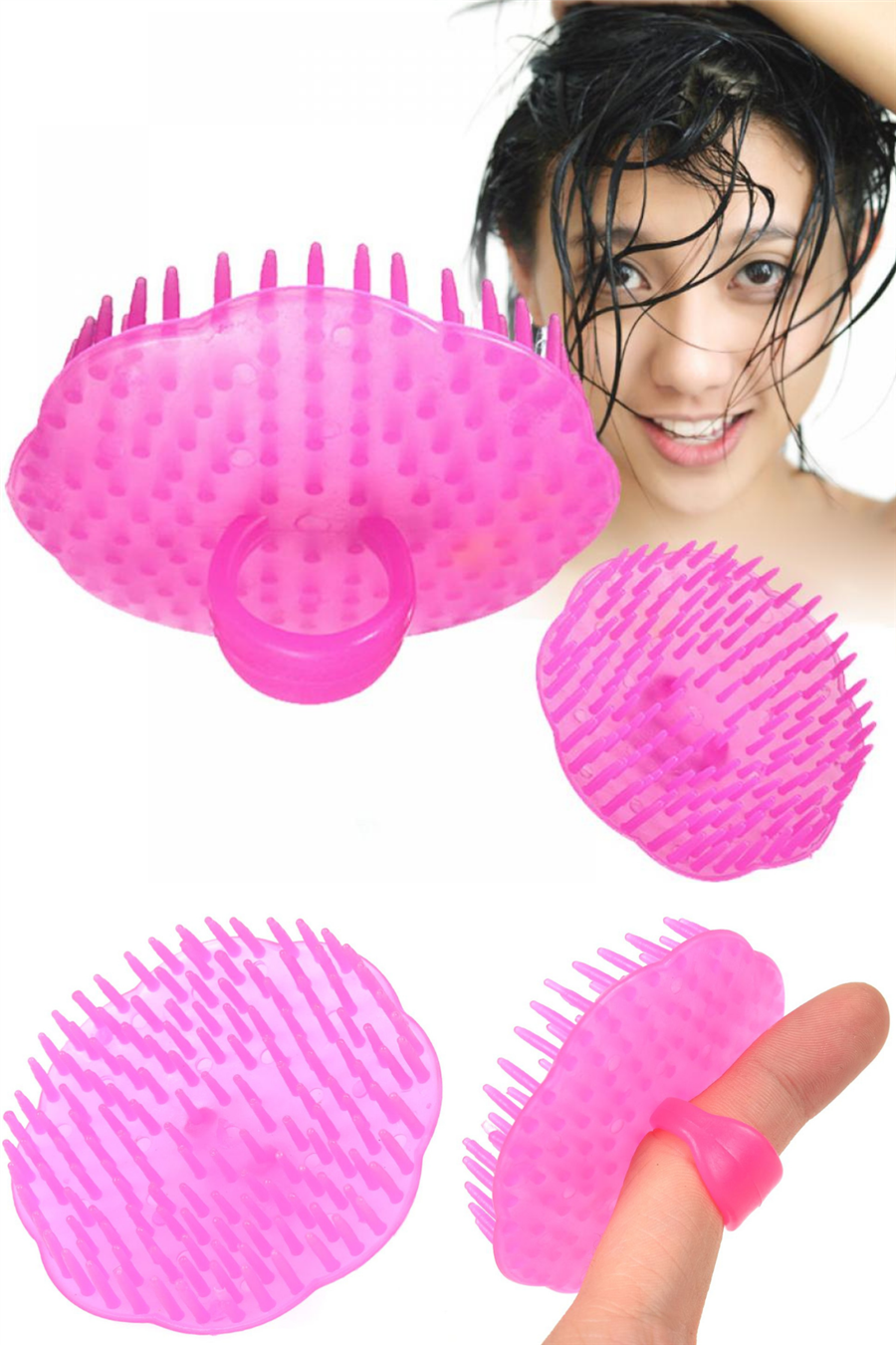 Mini Saç Yıkama Ve Masaj Fırçası