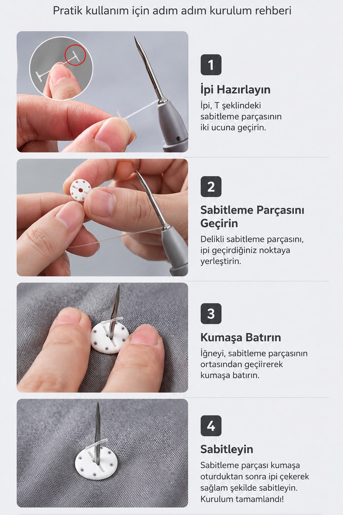 Nevresim Yorgan Çarşaf Kılıfı Sabitleme Düğme Seti