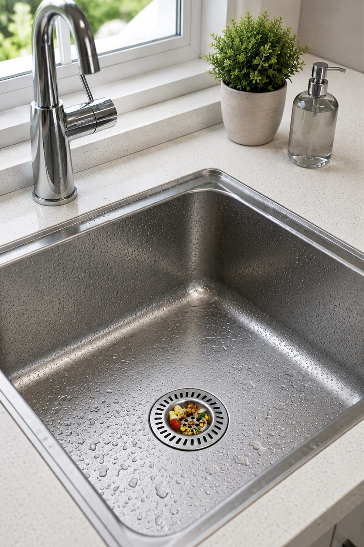 Paslanmaz Çelik Lavabo Gider Süzgeci Evye Süzgeci Kıl Saç Yemek Artığı Tutucu