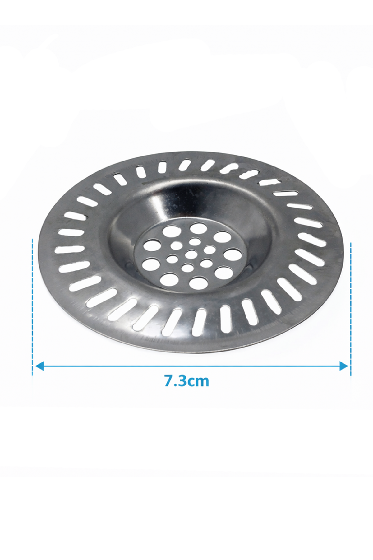 Paslanmaz Çelik Lavabo Gider Süzgeci Evye Süzgeci Kıl Saç Yemek Artığı Tutucu