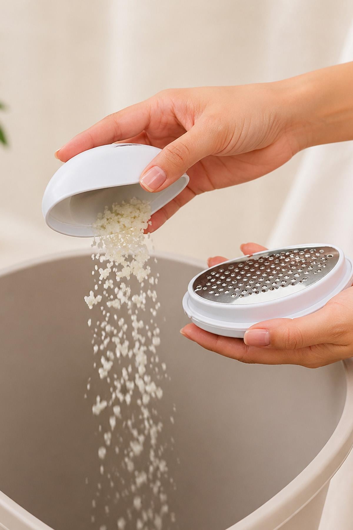 Ped Egg Ayak Rendesi Topuk Nasır Temizleyici Ergonomik Ayak Bakım Törpüsü Pratik Kullanım