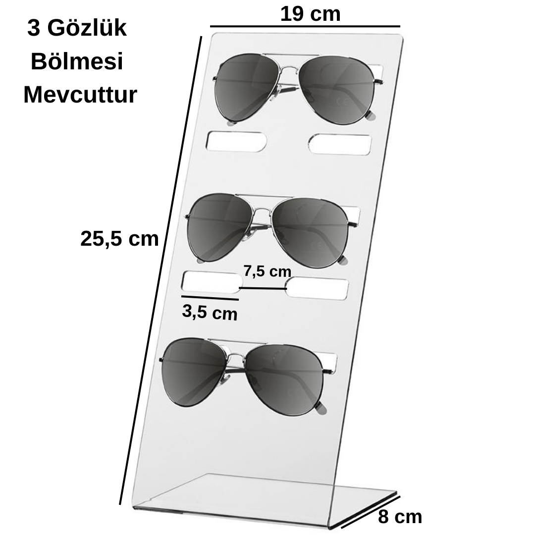 PLEKSI GÖZLÜK STANDI