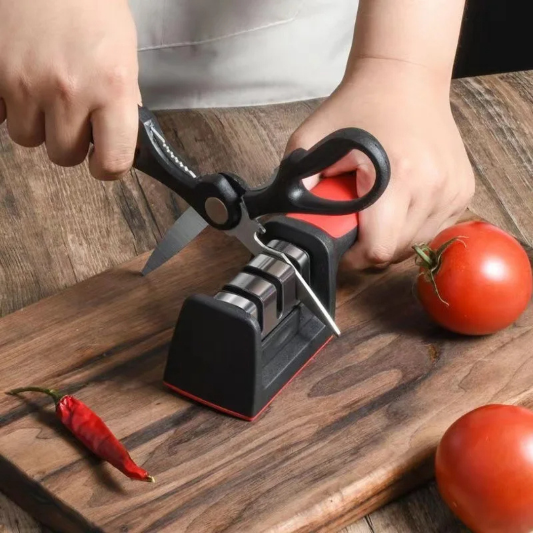 Profesyonel Bıçak Bileyici 3 Açılı Elmas Seramik Tungsten Çelik El Bıçakları Bileme