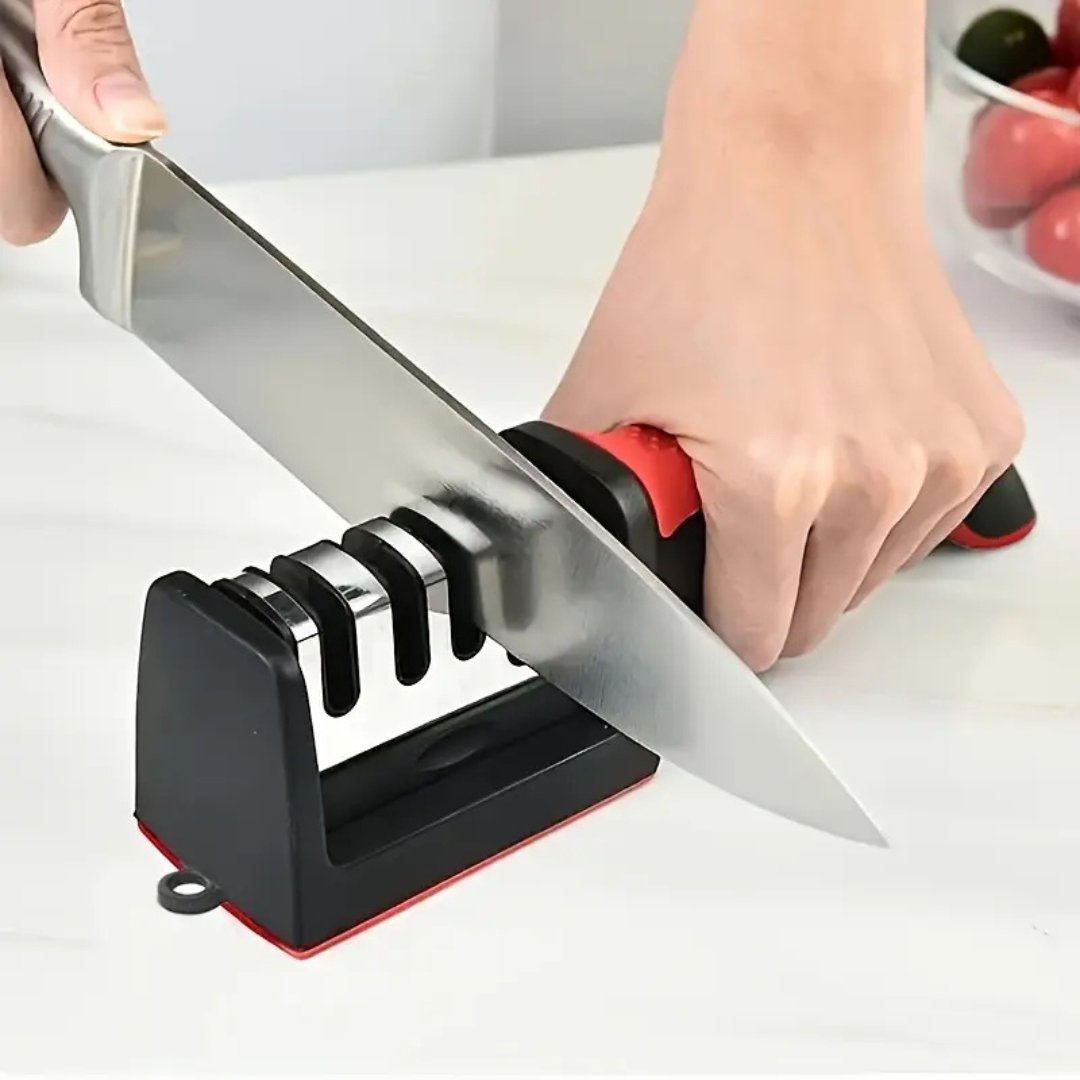 Profesyonel Bıçak Bileyici 3 Açılı Elmas Seramik Tungsten Çelik El Bıçakları Bileme