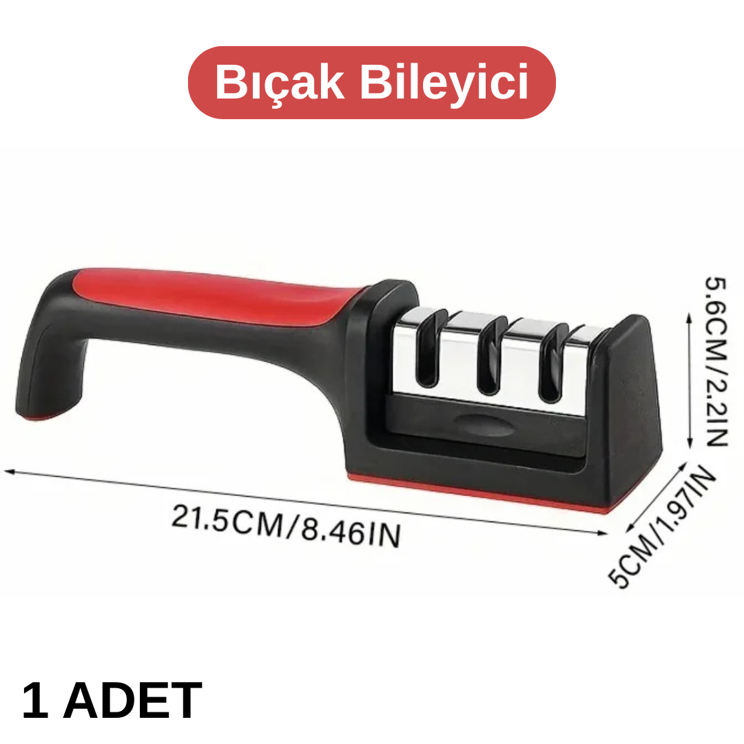 Profesyonel Bıçak Bileyici 3 Açılı Elmas Seramik Tungsten Çelik El Bıçakları Bileme