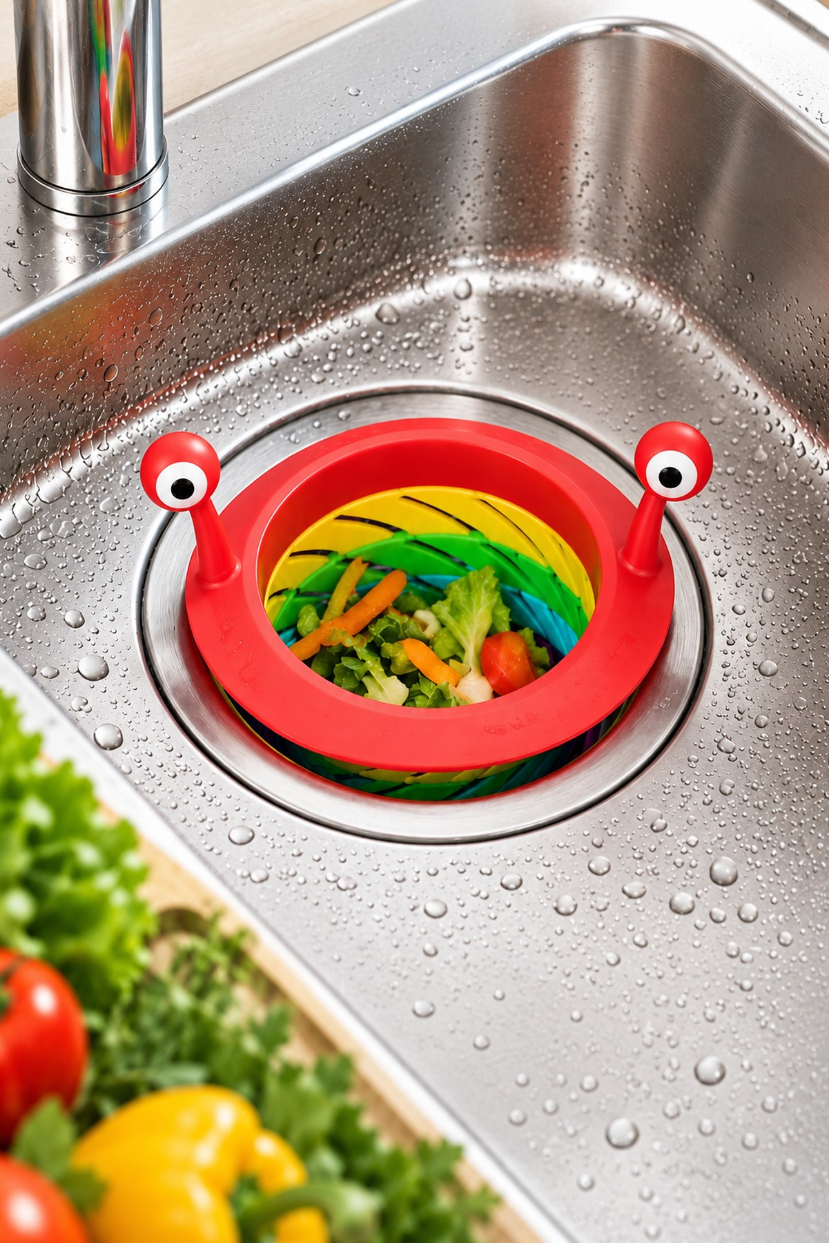 Renk 6 Kademeli Silikon Lavabo Süzgeci Gider Tıkacı Mutfak Banyo Lavabo Kapağı