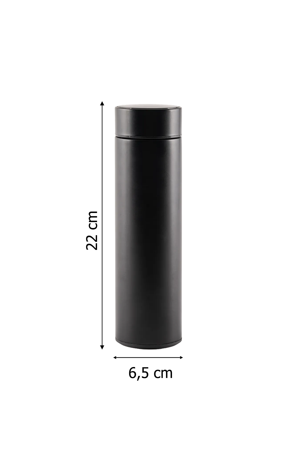 Sıcaklık Göstergeli Termos Dijital Ekranlı Paslanmaz Çelik Akıllı Termos Isı Takibi Sağlayan Kapaklı 500 ml Taşınabilir İç ve Dış Mekân Kullanımı İçin Uygun Şık Tasarımlı Akıllı İçecek Termosu