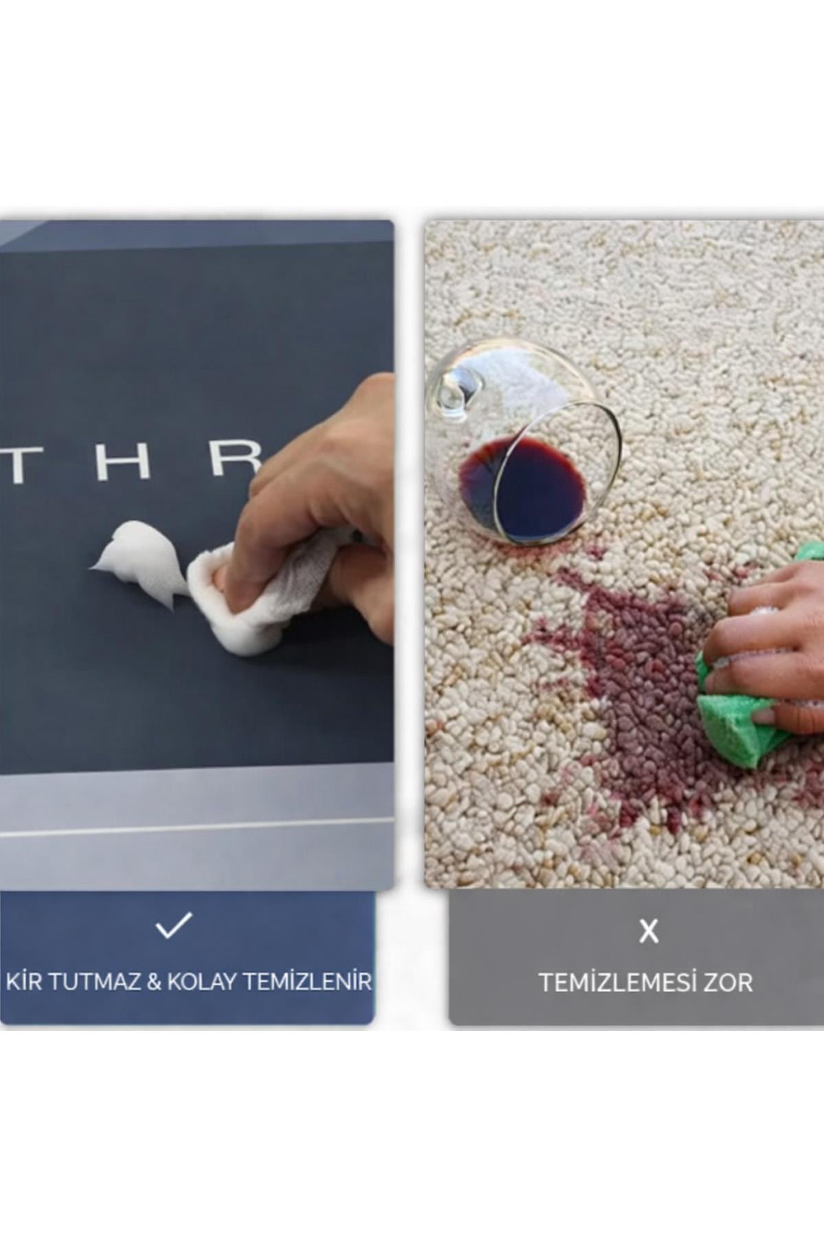 Sihirli Su Emici Banyo Paspası Kaydırmaz Tabanlı 35 Mm Kalınlık Abdest Ayak Kurulama Matı